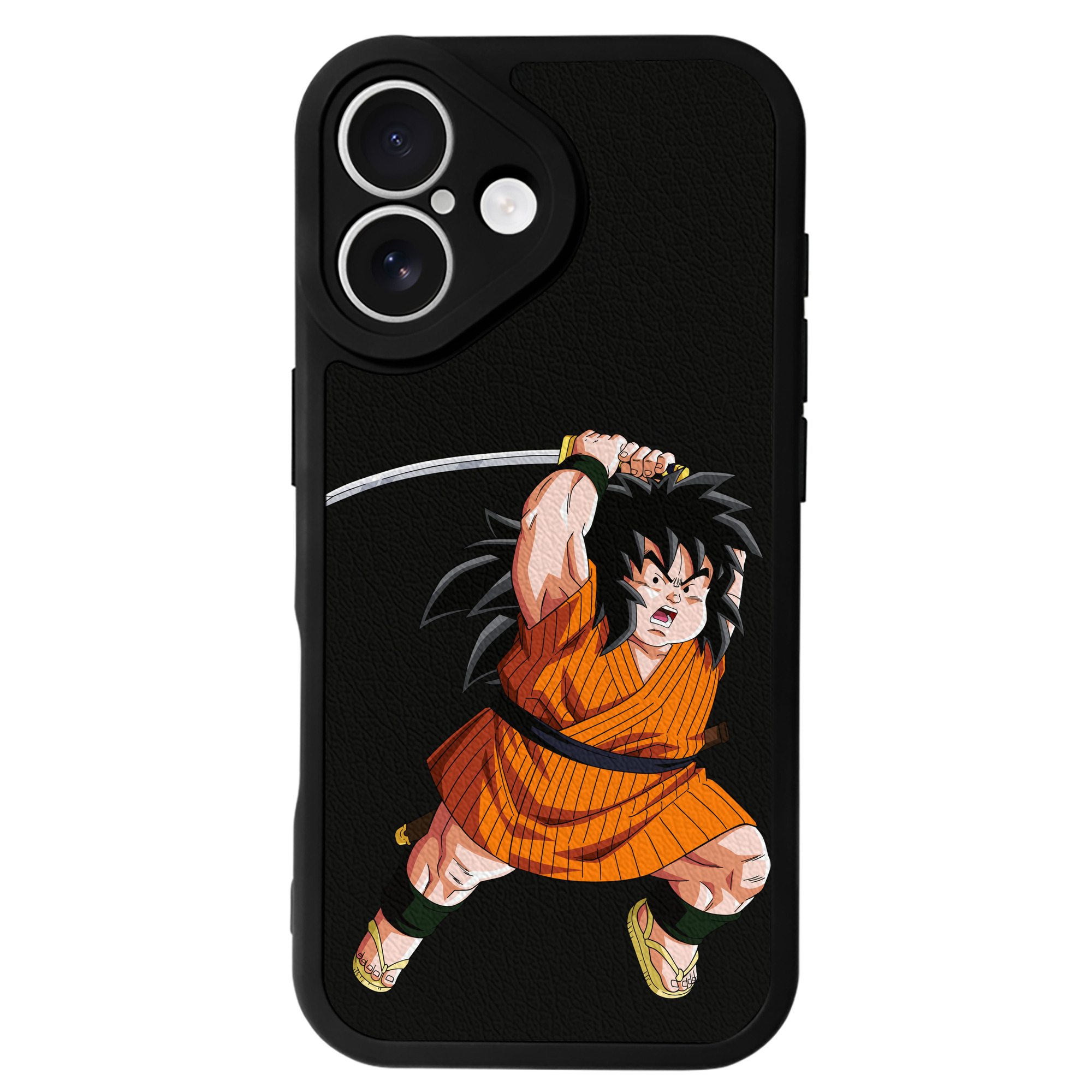 （画像用） ドラゴンボール やじろべえ DRAGON BALL Yajirobe 【iPhone 16シリーズ対応】シリコンスマホケース（レザー調） 材質：シリコン